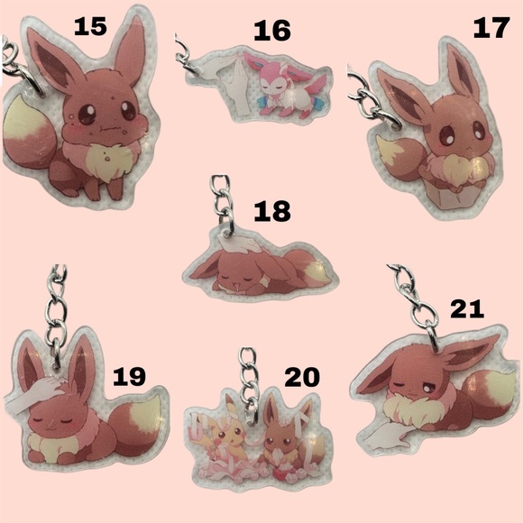 Eevee Keychains/Ornaments - Picture 5 of 5